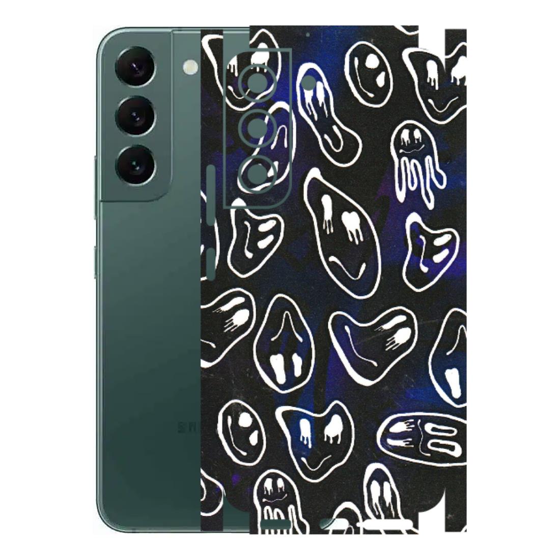 Samsung A/S Series Phone Skins (All Models) - Distorted Smileys - 3D Embossed Finish (L-92) Samsung Galaxy S22