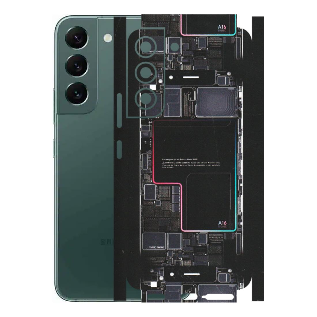 Samsung A/S Series Phone Skins (All Models) - Motherboard Circuit Layout - Matte Finish (M-117) Samsung Galaxy S22
