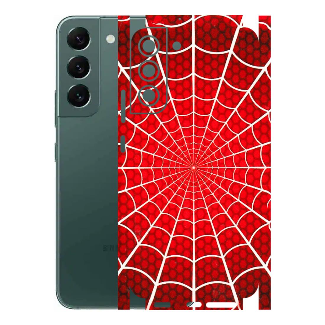 Samsung A/S Series Phone Skins (All Models) - Classic Spidey Web - 3D Embossed Finish (L-115) Samsung Galaxy S22 Plus