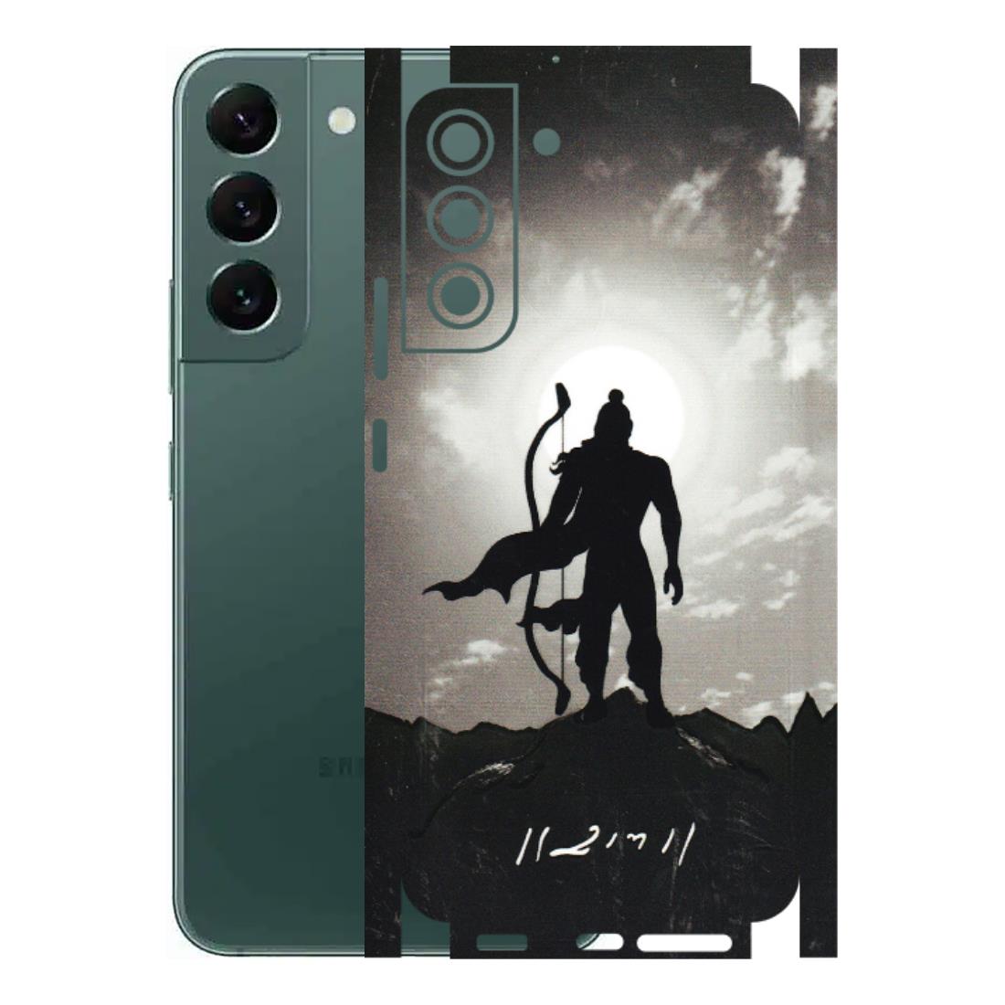 Samsung A/S Series Phone Skins (All Models) - Jai Siya Ram - 3D Embossed Finish (L-200) Samsung Galaxy S22 Plus