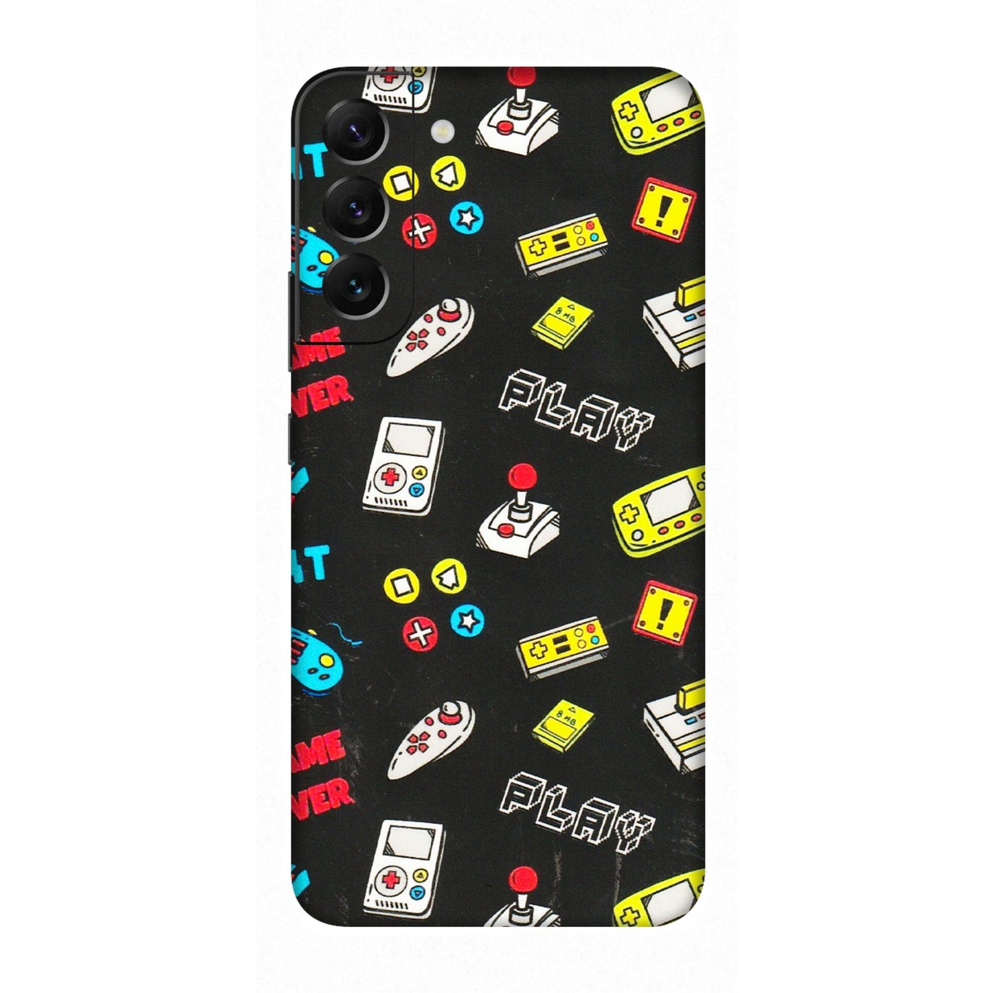 Samsung A/S Series Phone Skins (All Models) - Gaming Doodles - 3D Embossed Finish (L-224) Samsung Galaxy S22 Plus