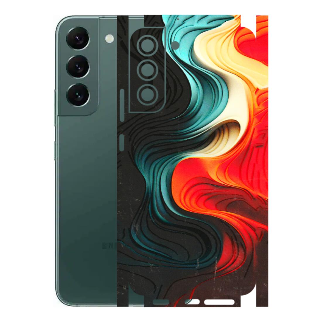 Samsung A/S Series Phone Skins (All Models) - The Silky Swirl - 3D Embossed Finish (L-240) Samsung Galaxy S22 Plus
