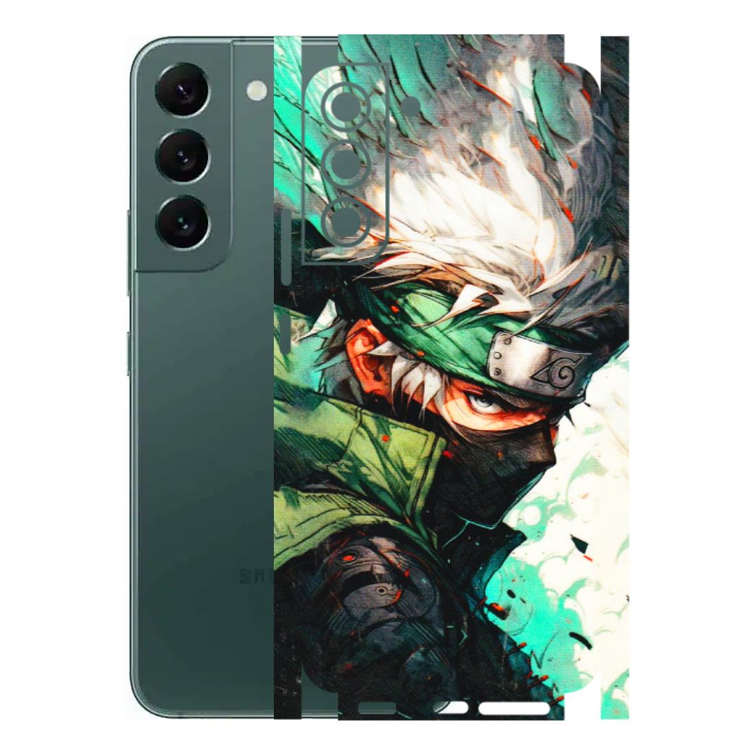 Samsung A/S Series Phone Skins (All Models) - Kakashi Side Profile - 3D Embossed Finish (L-249) Samsung Galaxy S22 Plus