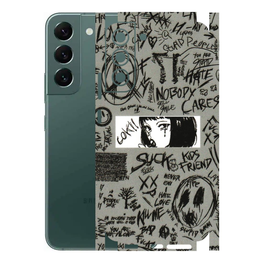 Samsung A/S Series Phone Skins (All Models) - Never Have Love Anime - 3D Embossed Finish (L-260) Samsung Galaxy S22 Plus