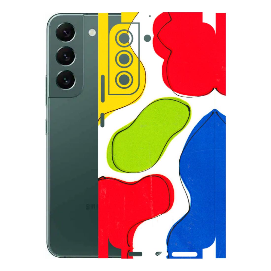 Samsung A/S Series Phone Skins (All Models) - RGB Colour Paint - 3D Embossed Finish (L-284) Samsung Galaxy S22 Plus
