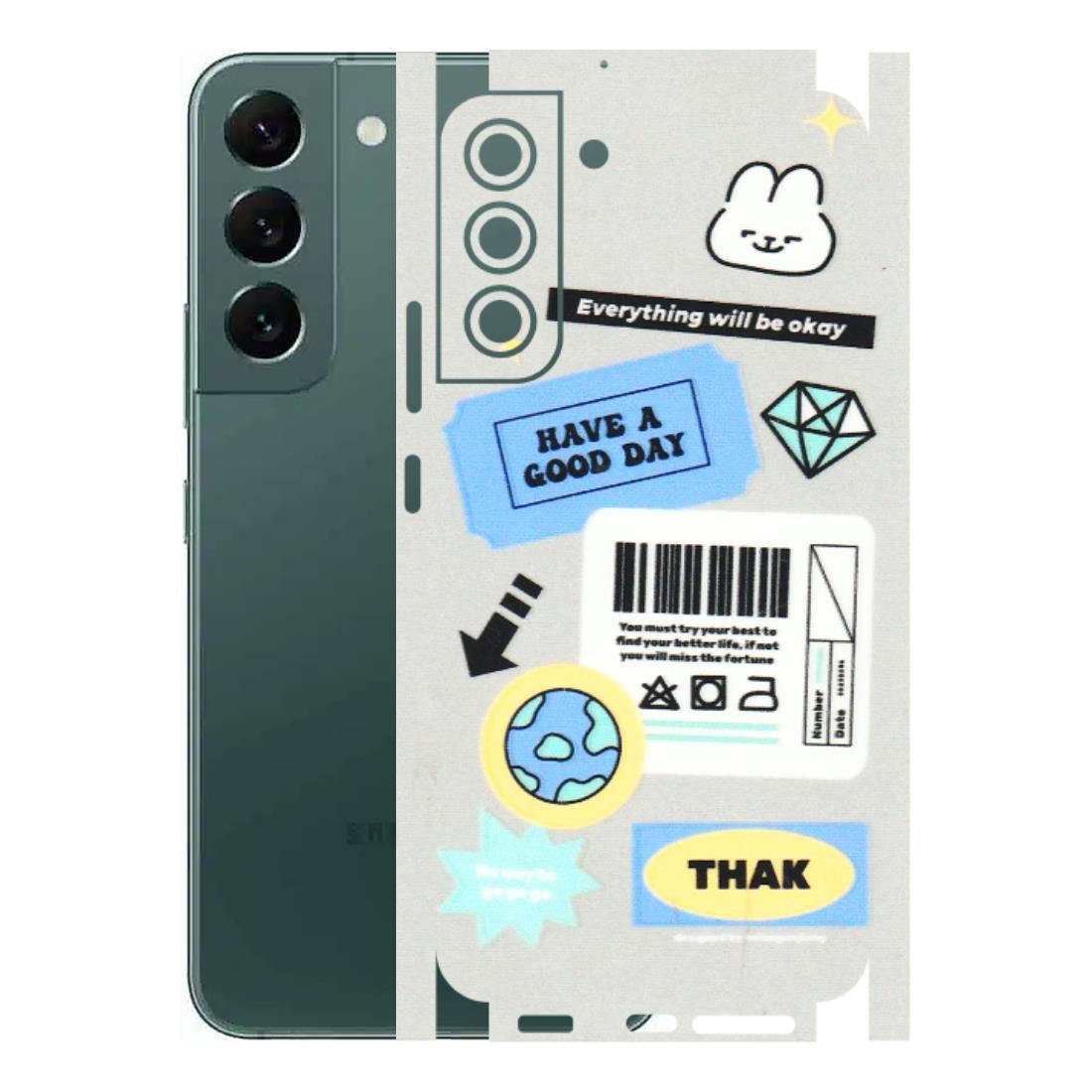 Samsung A/S Series Phone Skins (All Models) - Will Be Okay Design - 3D Embossed Finish (L-316) Samsung Galaxy S22 Plus