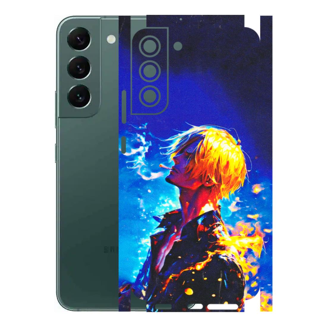 Samsung A/S Series Phone Skins (All Models) - Sanji Vinsmoke One Piece - 3D Embossed Finish (L-319) Samsung Galaxy S22 Plus
