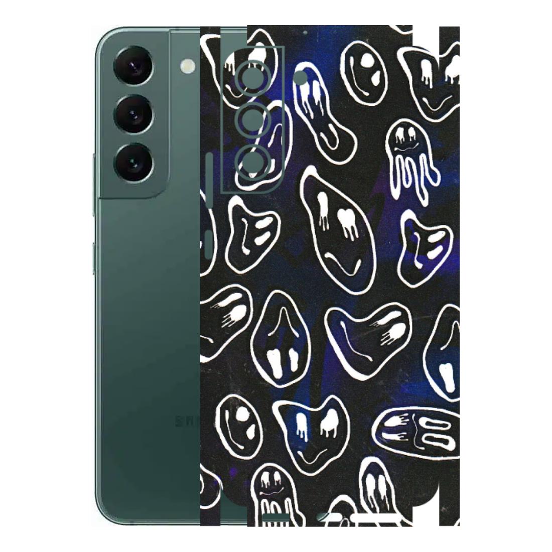 Samsung A/S Series Phone Skins (All Models) - Distorted Smileys - 3D Embossed Finish (L-92) Samsung Galaxy S22 Plus