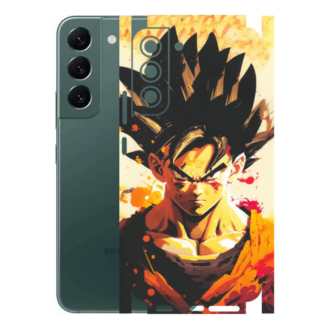 Samsung A/S Series Phone Skins (All Models) - Angry Goku - Matte Finish (M-12) Samsung Galaxy S22 Plus