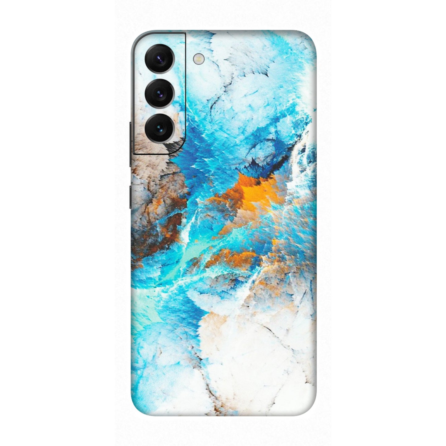 Samsung A/S Series Phone Skins (All Models) - Blue Waves Abstract - Matte Finish (M-19) Samsung Galaxy S22 Plus