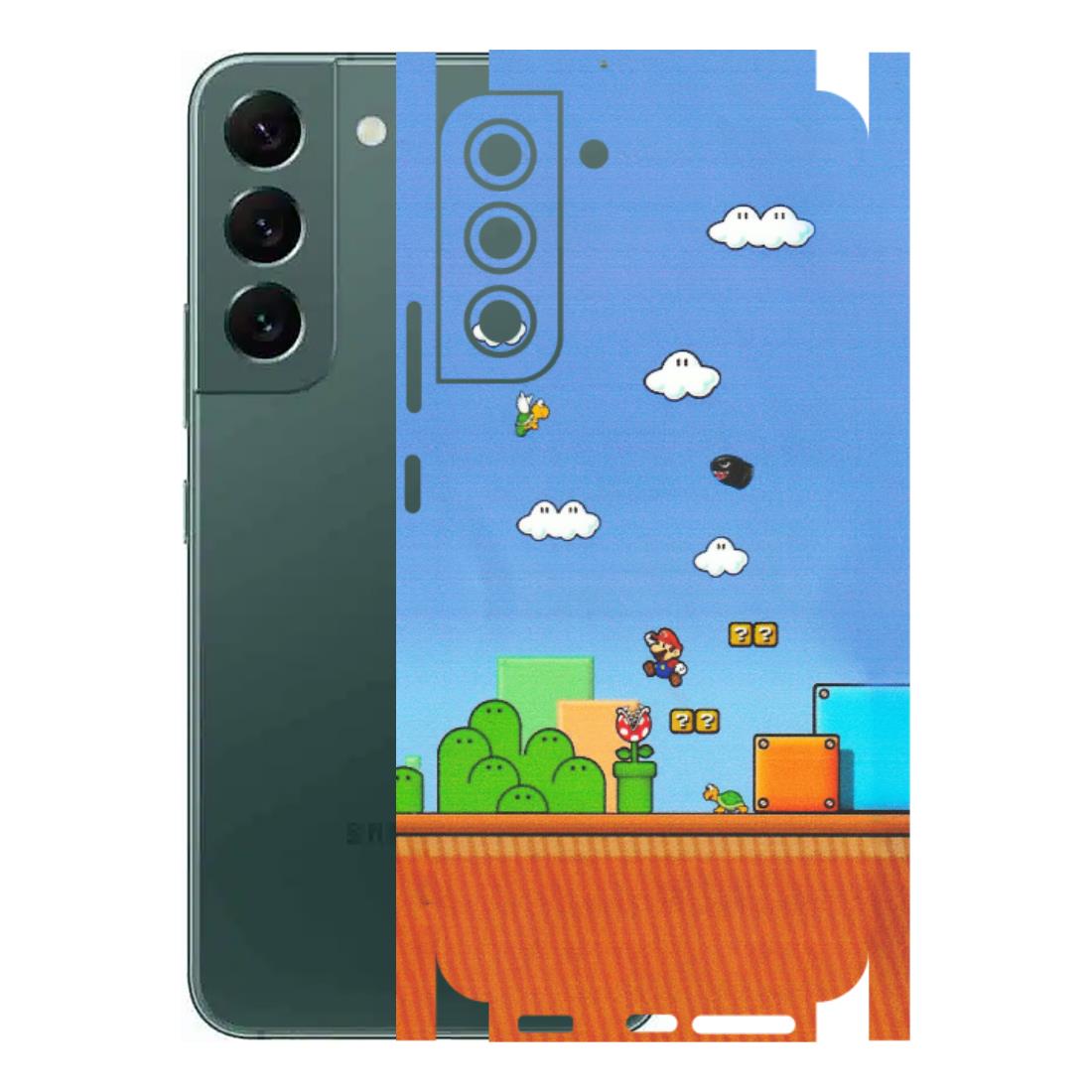 Samsung A/S Series Phone Skins (All Models) - Mario Game Scene - Matte Finish (M-24) Samsung Galaxy S22 Plus