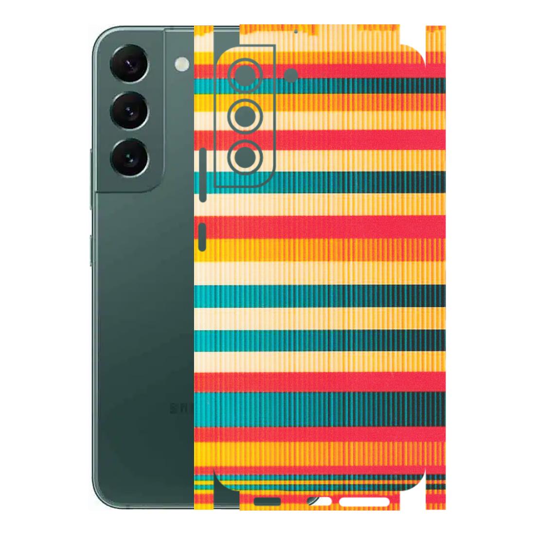 Samsung A/S Series Phone Skins (All Models) - Colourful Stripes Soothing Effect - Matte Finish (M-86) Samsung Galaxy S22 Plus