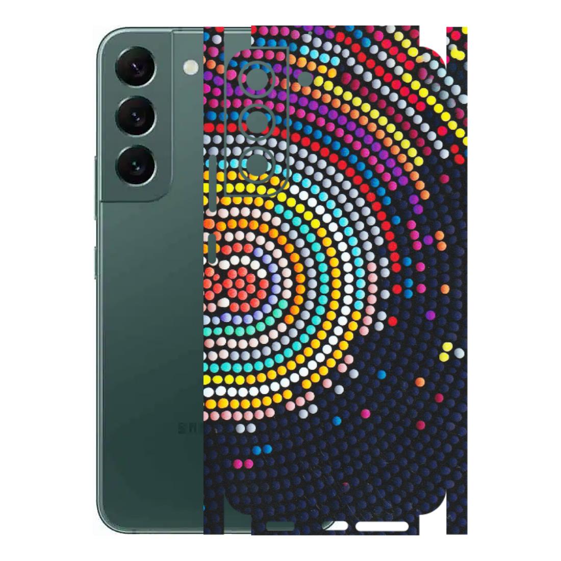 Samsung A/S Series Phone Skins (All Models) - Rainbow Dot Mandala - Matte Finish (M-97) Samsung Galaxy S22 Plus