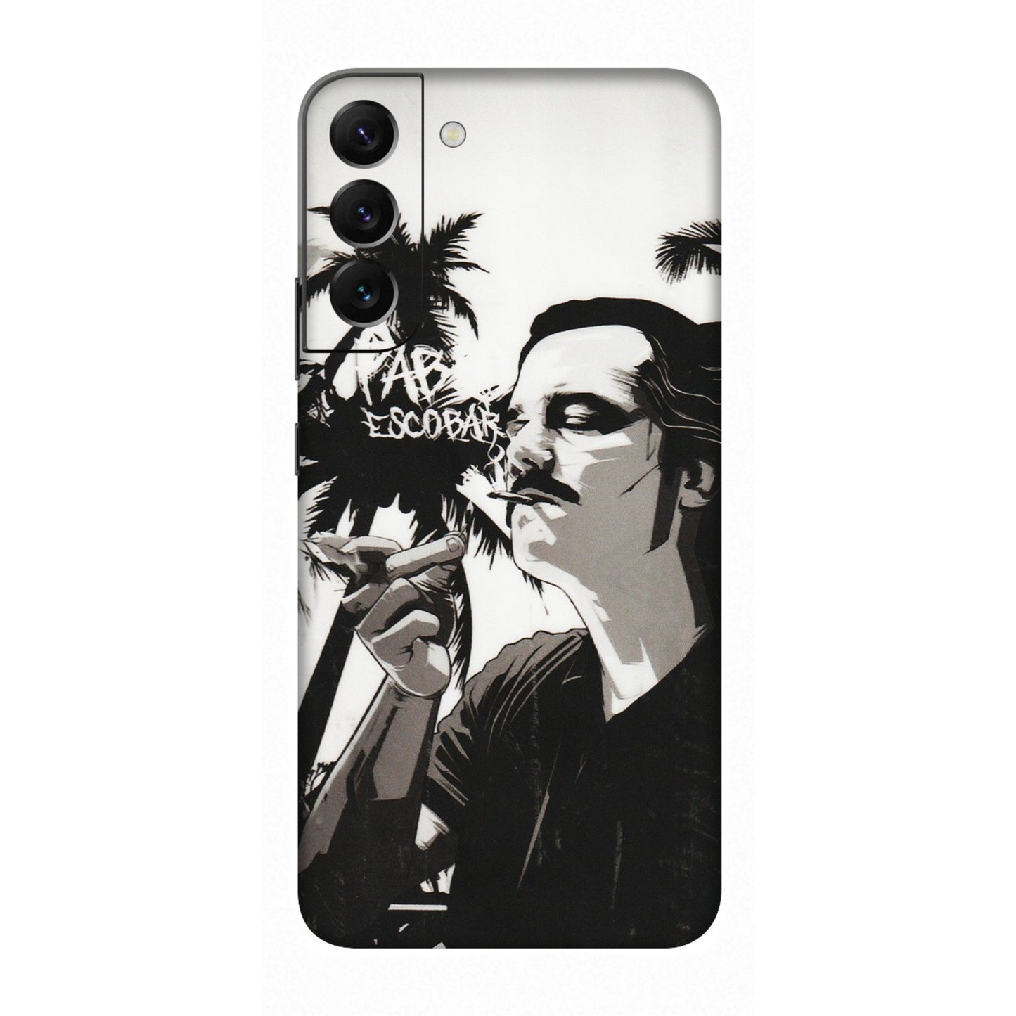 Samsung A/S Series Phone Skins (All Models) - Pab Escobar - Transparent Finish (T-05) Samsung Galaxy S22 Plus