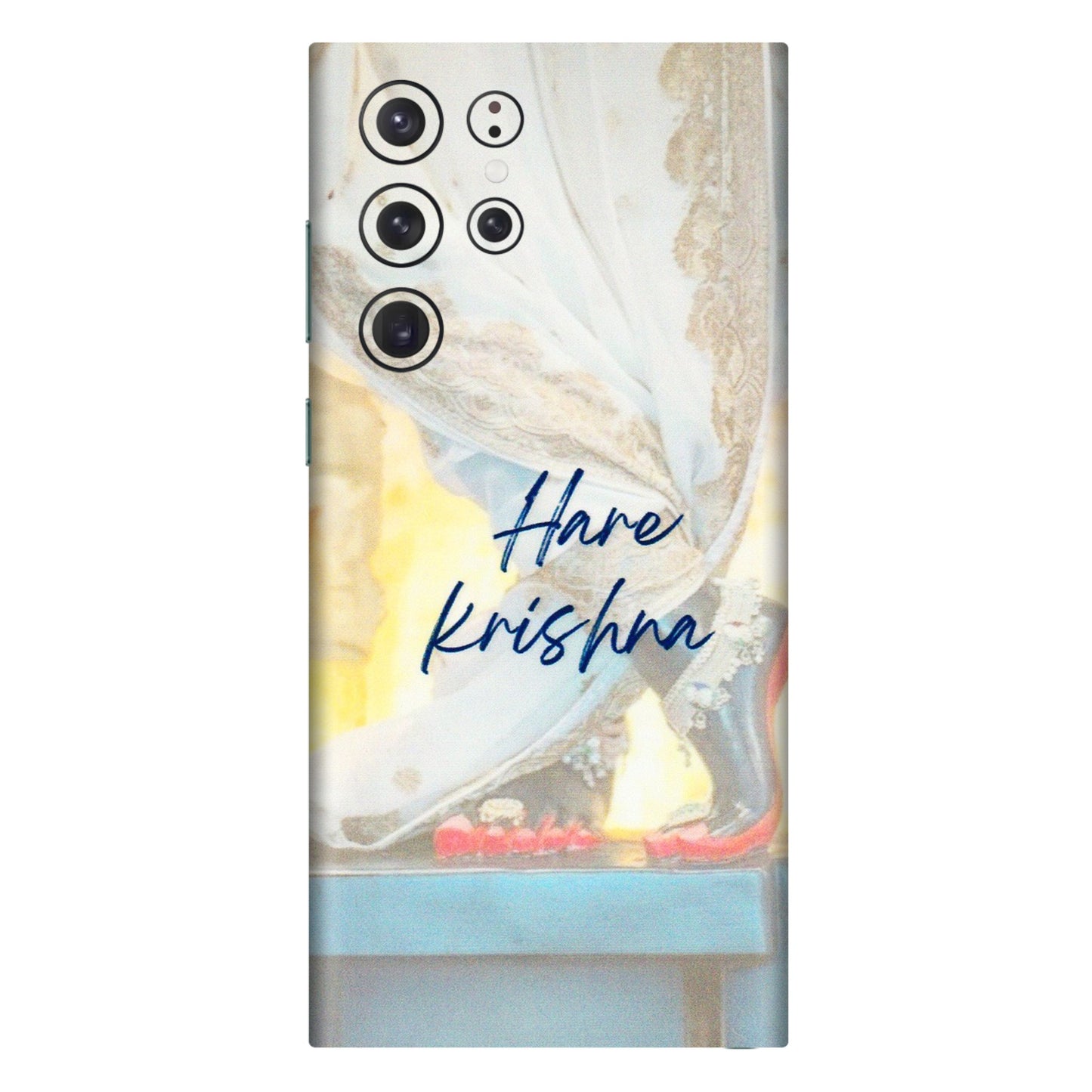 Samsung A/S Series Phone Skins (All Models) - Hare Krishna - 3D Embossed Finish (L-03) Samsung Galaxy S22 Ultra