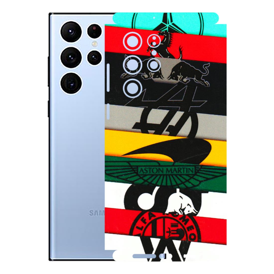 Samsung A/S Series Phone Skins (All Models) - Multi Designer Brands - 3D Embossed Finish (L-187) Samsung Galaxy S22 Ultra