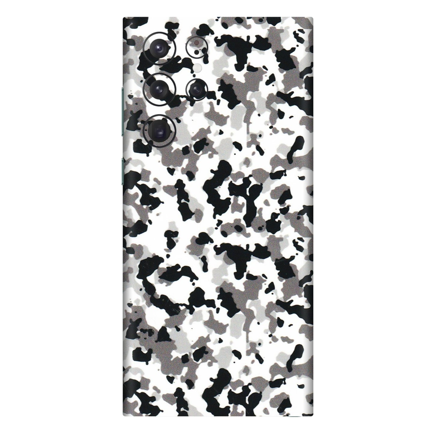 Samsung A/S Series Phone Skins (All Models) - White Black Camouflage - 3D Embossed Finish (L-18) Samsung Galaxy S22 Ultra