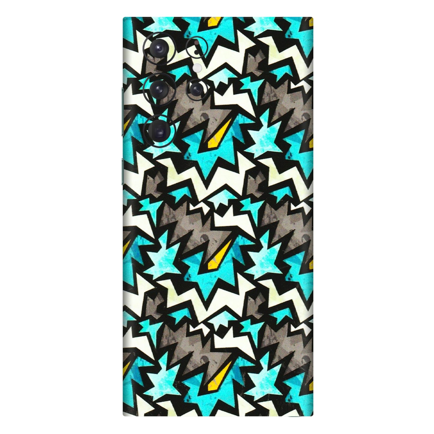 Samsung A/S Series Phone Skins (All Models) - Funky Zig Zag - 3D Embossed Finish (L-223) Samsung Galaxy S22 Ultra