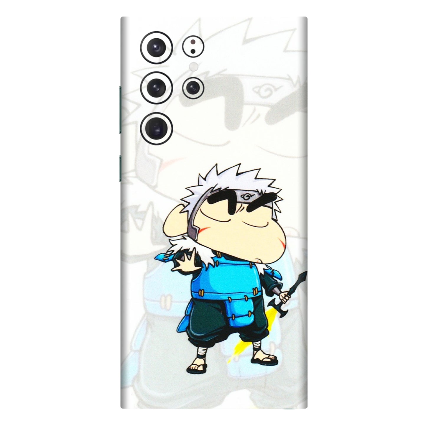Samsung A/S Series Phone Skins (All Models) - Angry Young Shinchan - 3D Embossed Finish (L-226) Samsung Galaxy S22 Ultra