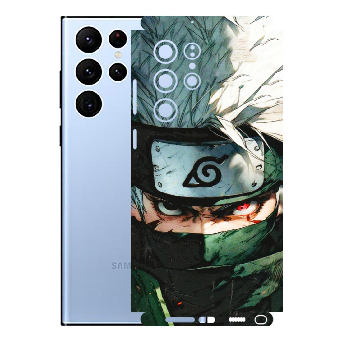 Samsung A/S Series Phone Skins (All Models) - Kakashi Red Eye Focus - 3D Embossed Finish (L-227) Samsung Galaxy S22 Ultra