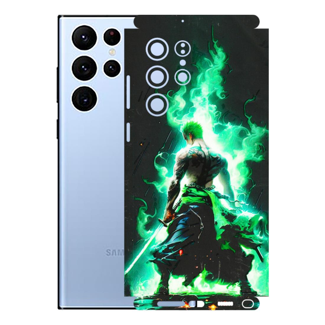 Samsung A/S Series Phone Skins (All Models) - Zoro Sword - 3D Embossed Finish (L-241) Samsung Galaxy S22 Ultra
