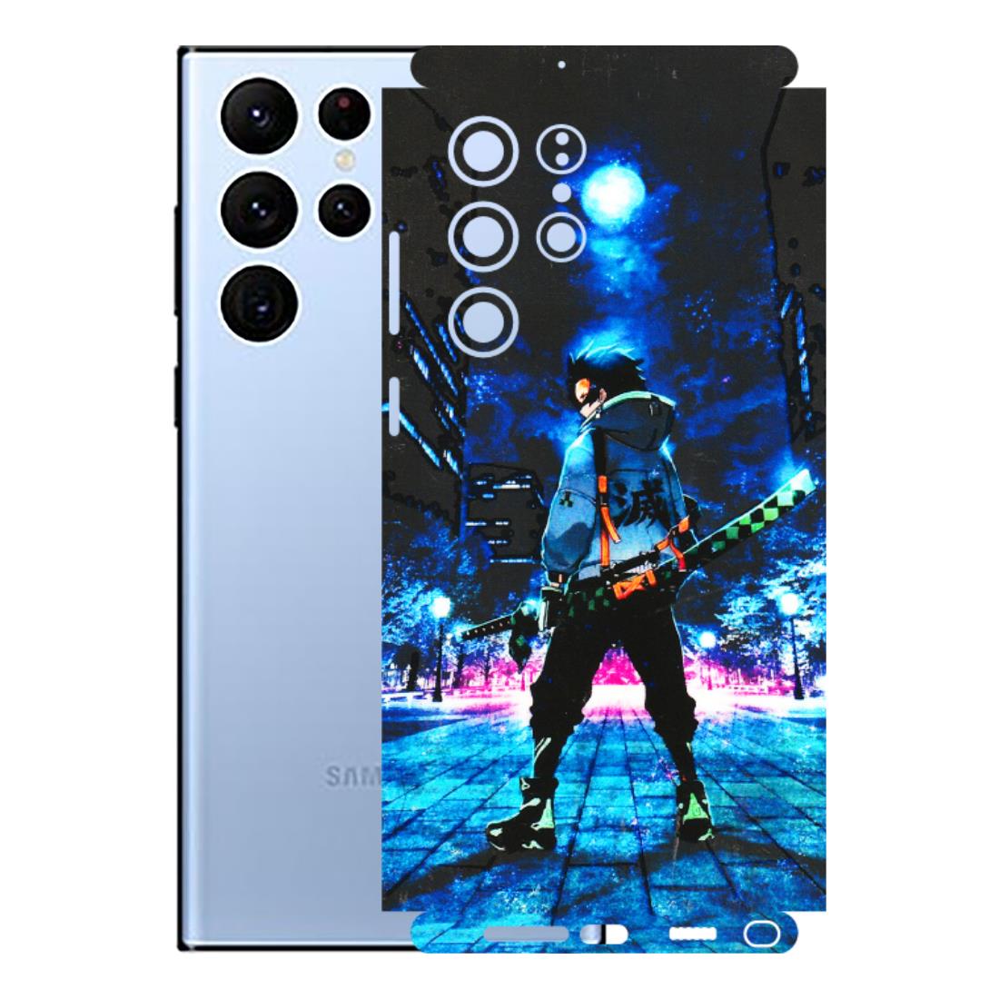 Samsung A/S Series Phone Skins (All Models) - Demon Slayer Sword - 3D Embossed Finish (L-247) Samsung Galaxy S22 Ultra