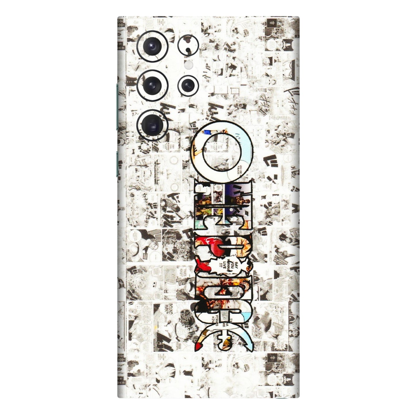 Samsung A/S Series Phone Skins (All Models) - One Piece Manga - 3D Embossed Finish (L-26) Samsung Galaxy S22 Ultra