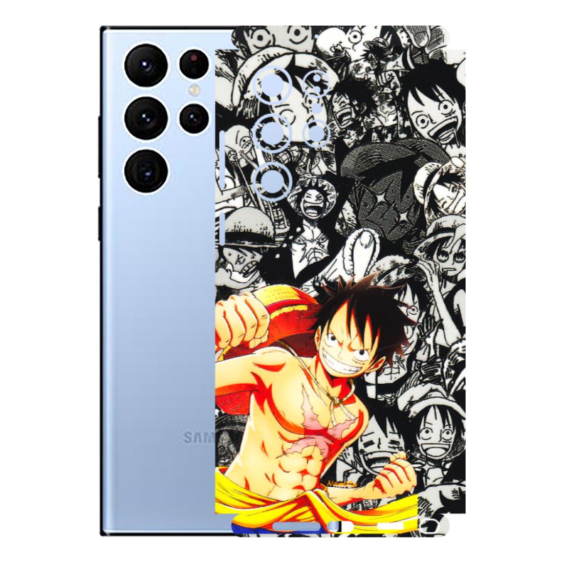 Samsung A/S Series Phone Skins (All Models) - Anime Comics Games Doodles - 3D Embossed Finish (L-27) Samsung Galaxy S22 Ultra