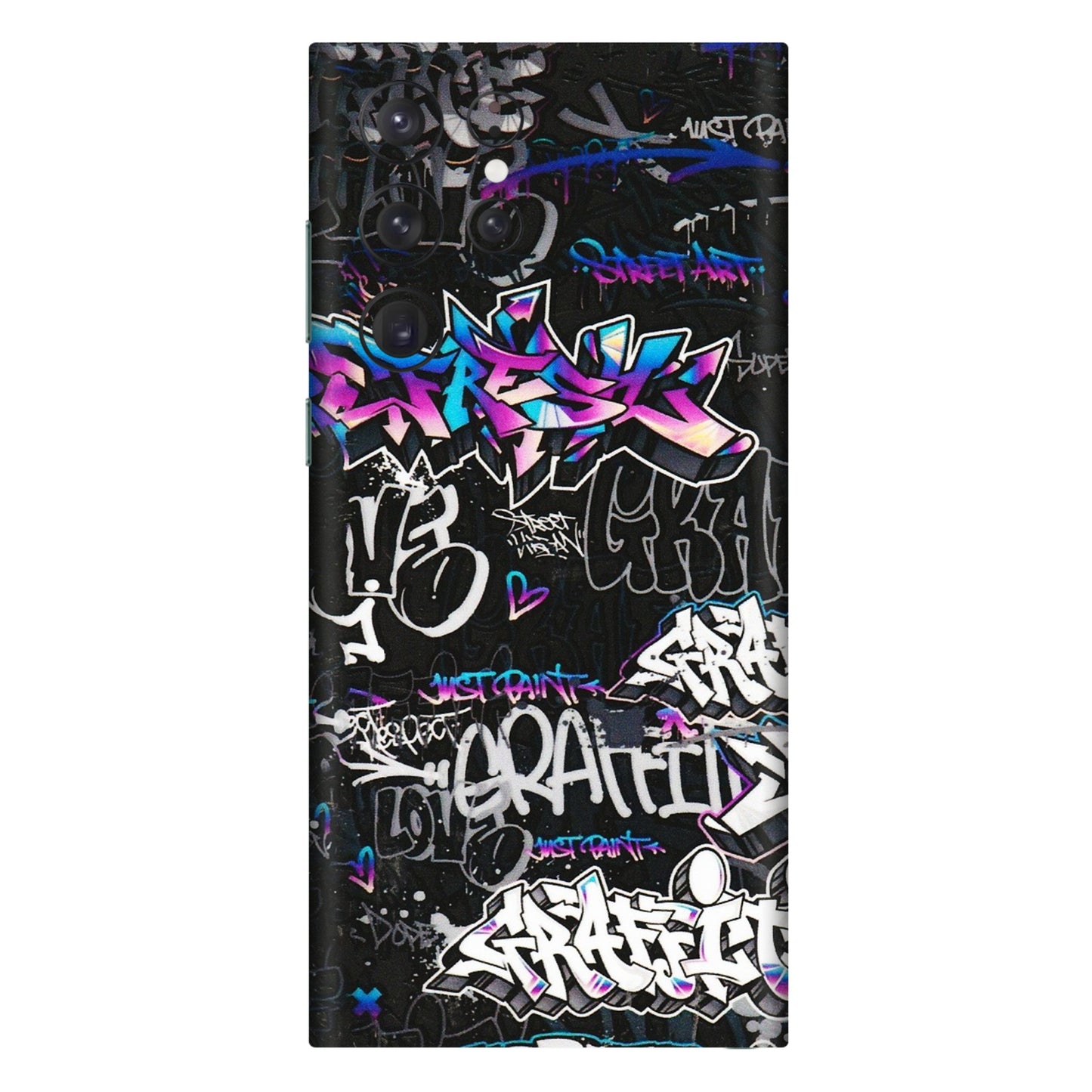 Samsung A/S Series Phone Skins (All Models) - Graffiti Killer - 3D Embossed Finish (L-274) Samsung Galaxy S22 Ultra