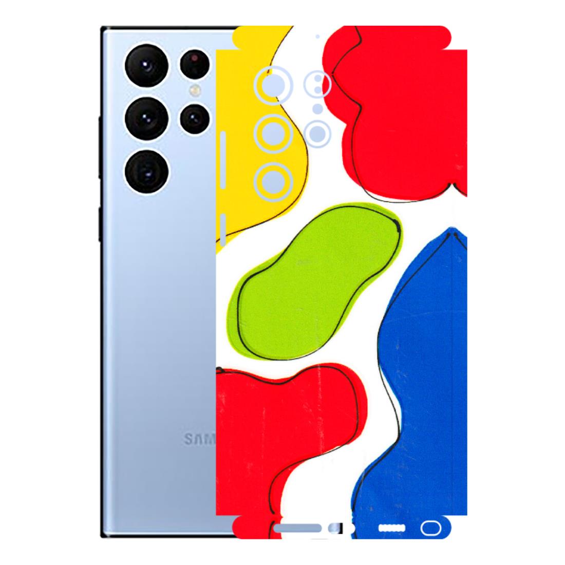 Samsung A/S Series Phone Skins (All Models) - RGB Colour Paint - 3D Embossed Finish (L-284) Samsung Galaxy S22 Ultra