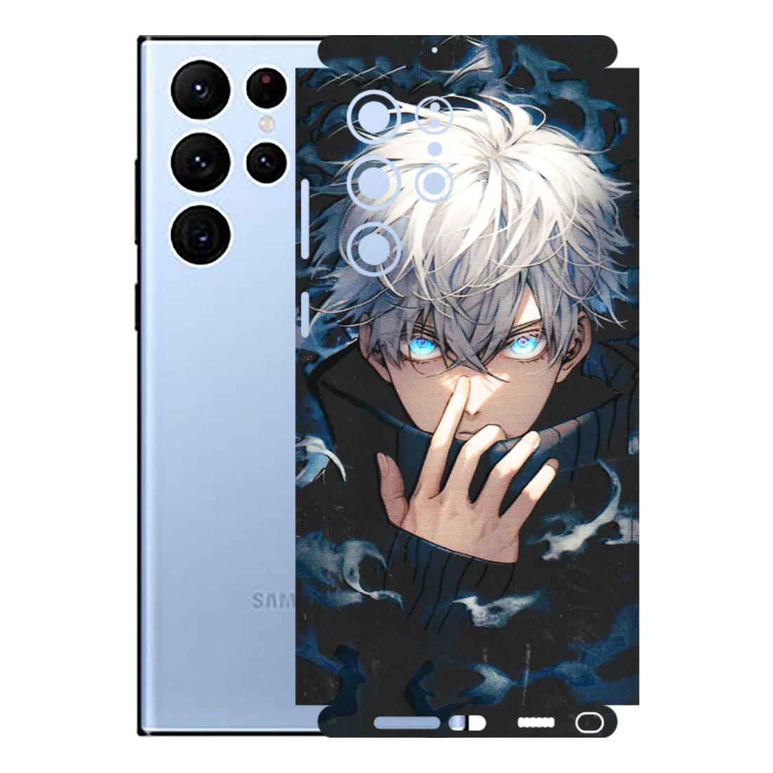 Samsung A/S Series Phone Skins (All Models) - New Jujutsu Kaisen Anime - 3D Embossed Finish (L-313) Samsung Galaxy S22 Ultra