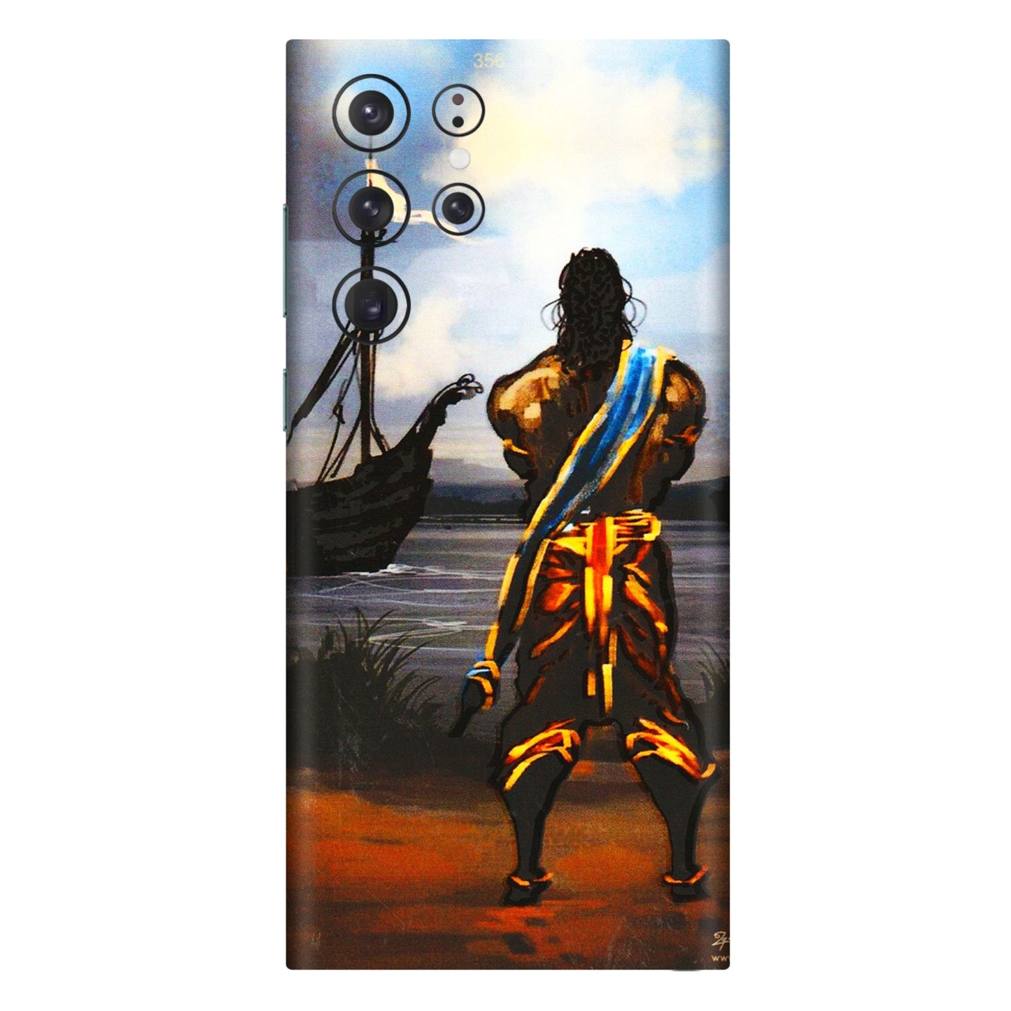 Samsung A/S Series Phone Skins (All Models) - Heavenly God Figure - 3D Embossed Finish (L-34) Samsung Galaxy S22 Ultra