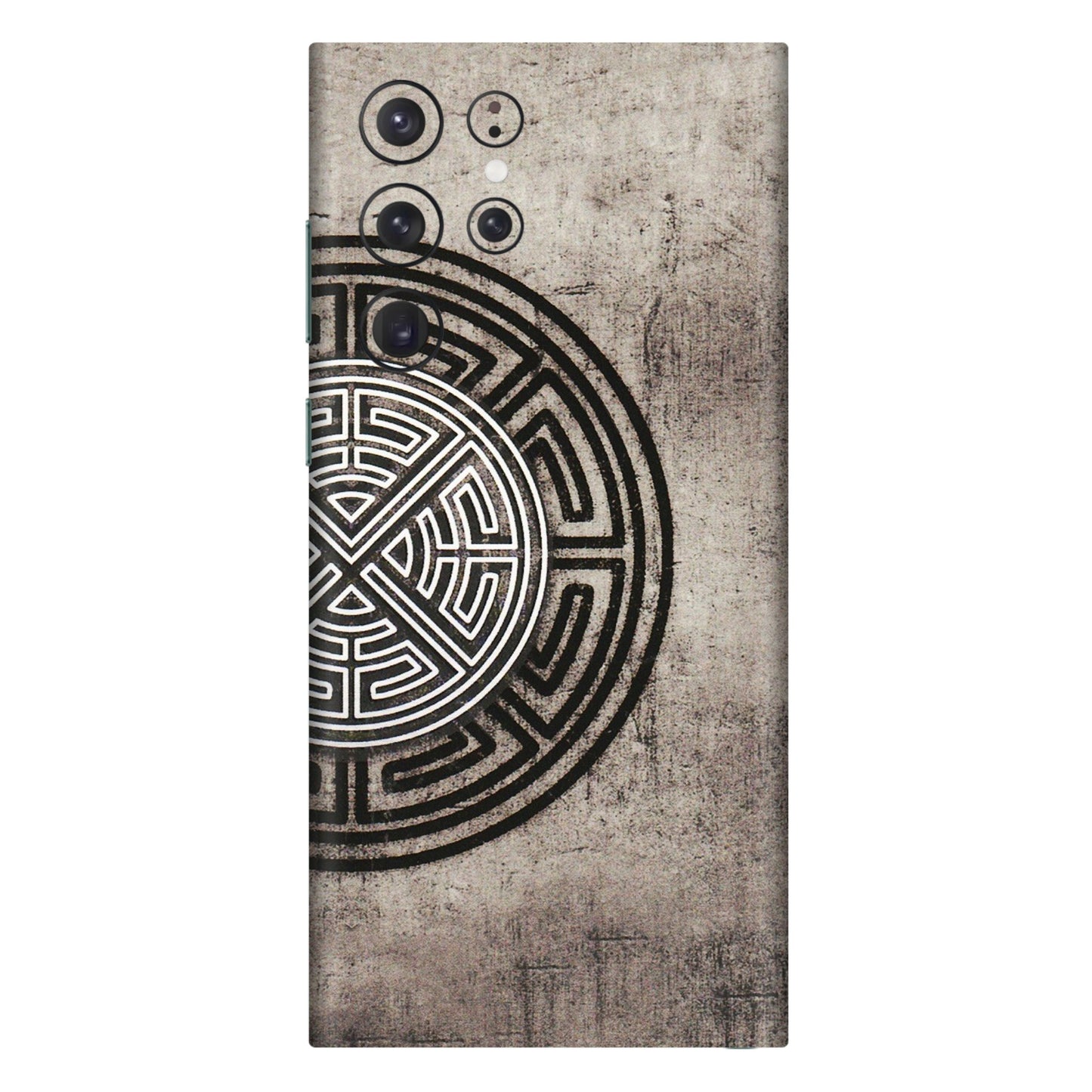 Samsung A/S Series Phone Skins (All Models) - Mysterious Circular Design - 3D Embossed Finish (L-63) Samsung Galaxy S22 Ultra