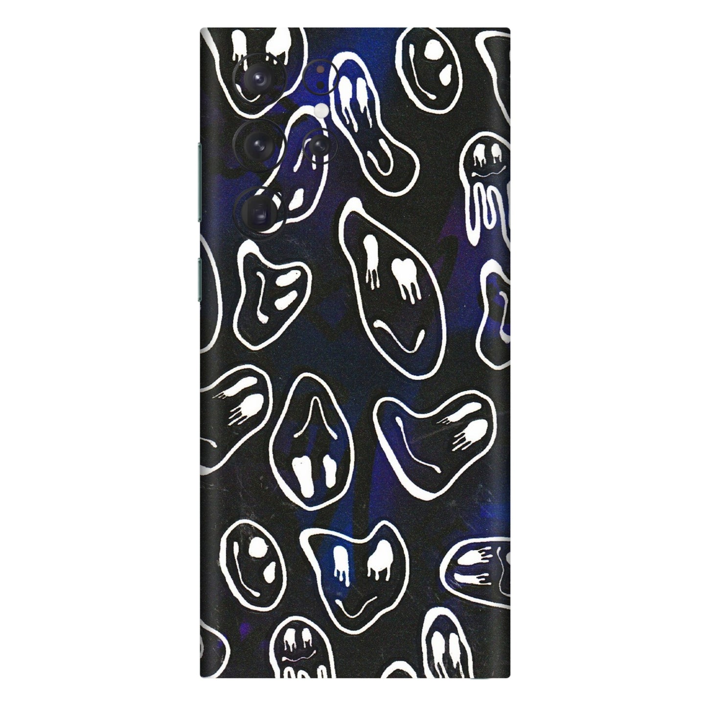 Samsung A/S Series Phone Skins (All Models) - Distorted Smileys - 3D Embossed Finish (L-92) Samsung Galaxy S22 Ultra