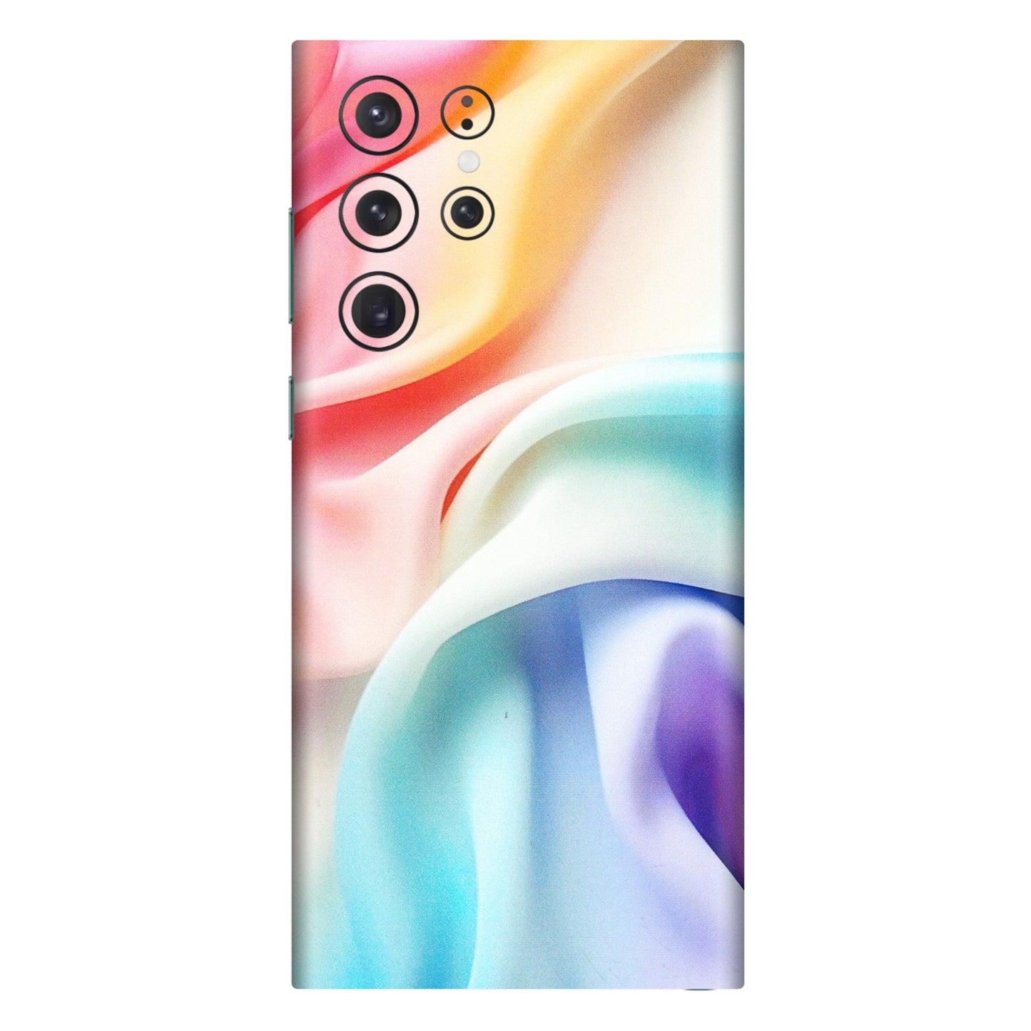 Samsung A/S Series Phone Skins (All Models) - Colourful Silk Cloth - Matte Finish (M-165) Samsung Galaxy S22 Ultra