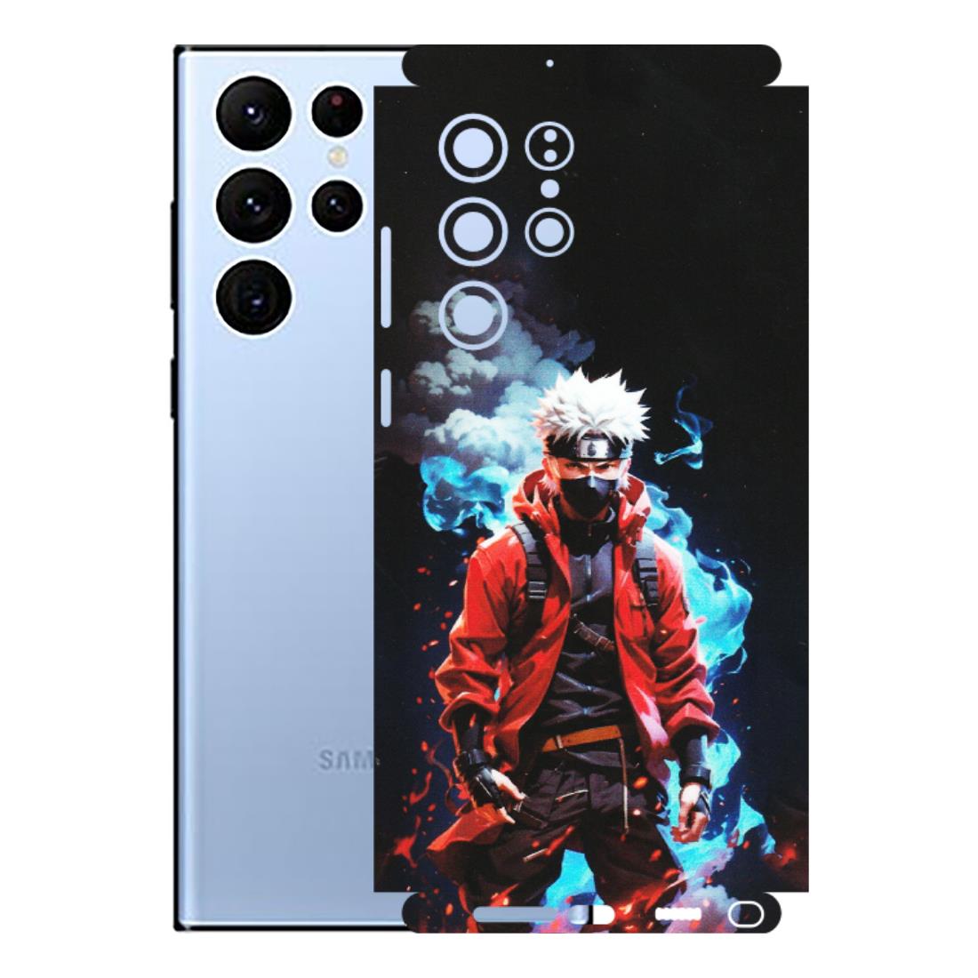 Samsung A/S Series Phone Skins (All Models) - Kakashi Hatake Naruto - Matte Finish (M-60) Samsung Galaxy S22 Ultra