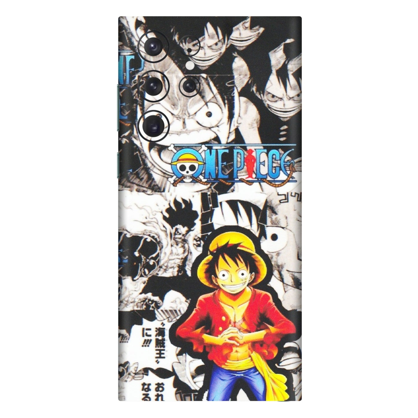Samsung A/S Series Phone Skins (All Models) - One Piece B&W - Matte Finish (M-63) Samsung Galaxy S22 Ultra