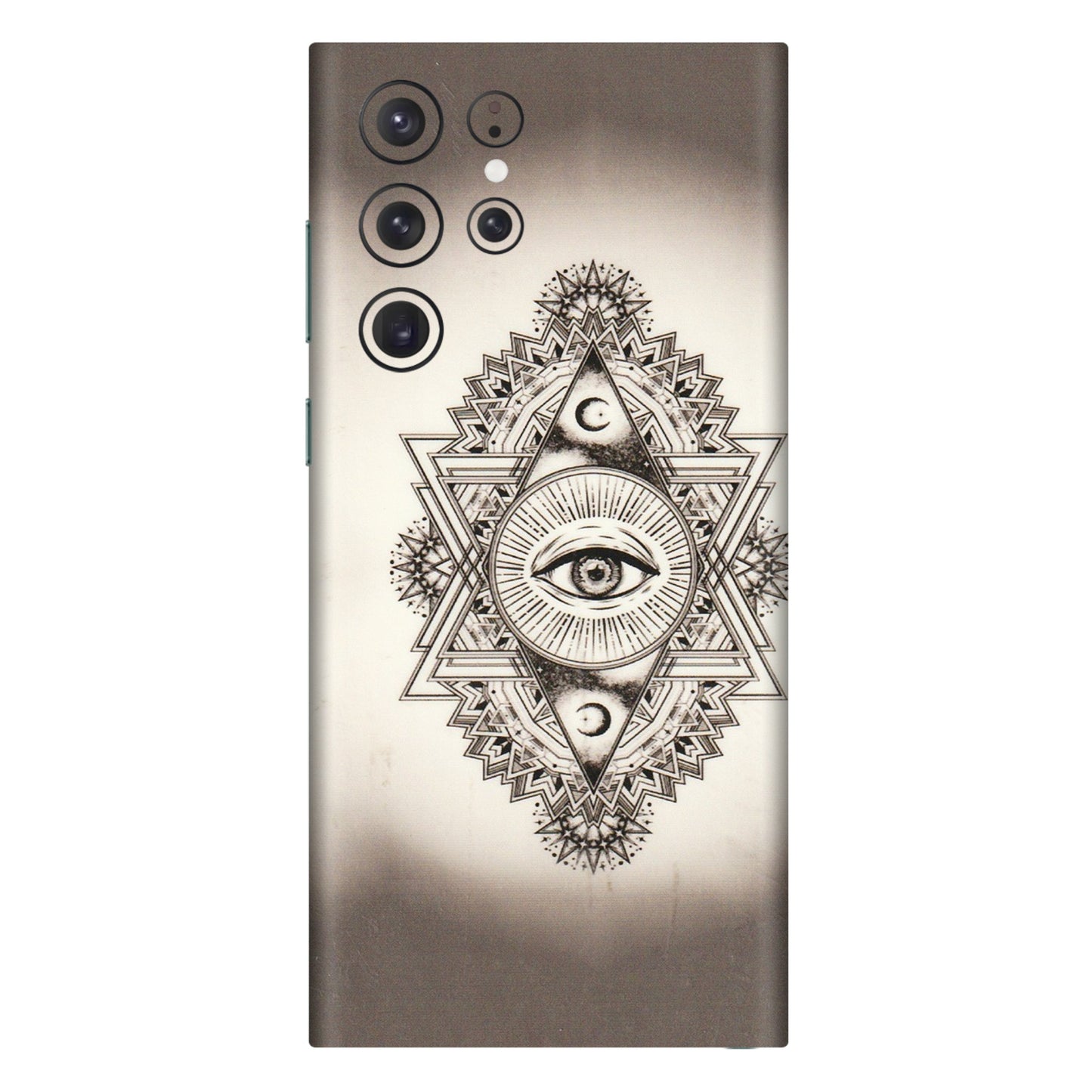 Samsung A/S Series Phone Skins (All Models) - Illuminati Great Eye - Transparent Finish (T-14) Samsung Galaxy S22 Ultra