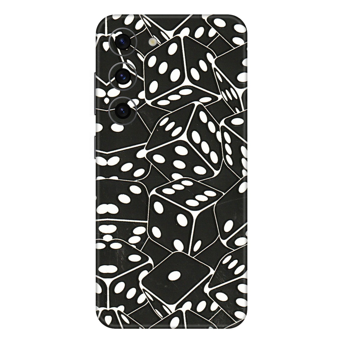 Samsung A/S Series Phone Skins (All Models) - Big Black Dices - 3D Embossed Finish (L-106) Samsung Galaxy S23 (5G)