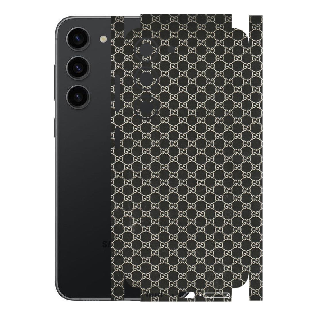 Samsung A/S Series Phone Skins (All Models) - Black G Print - 3D Embossed Finish (L-109) Samsung Galaxy S23 (5G)