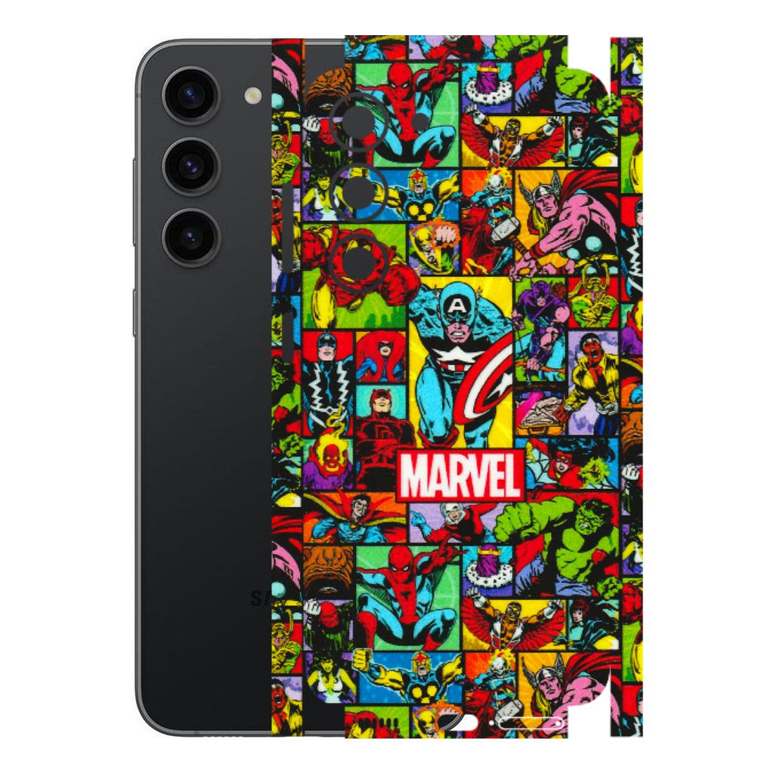 Samsung A/S Series Phone Skins (All Models) - MARVELOUS Comic Characters - 3D Embossed Finish (L-129) Samsung Galaxy S23 (5G)