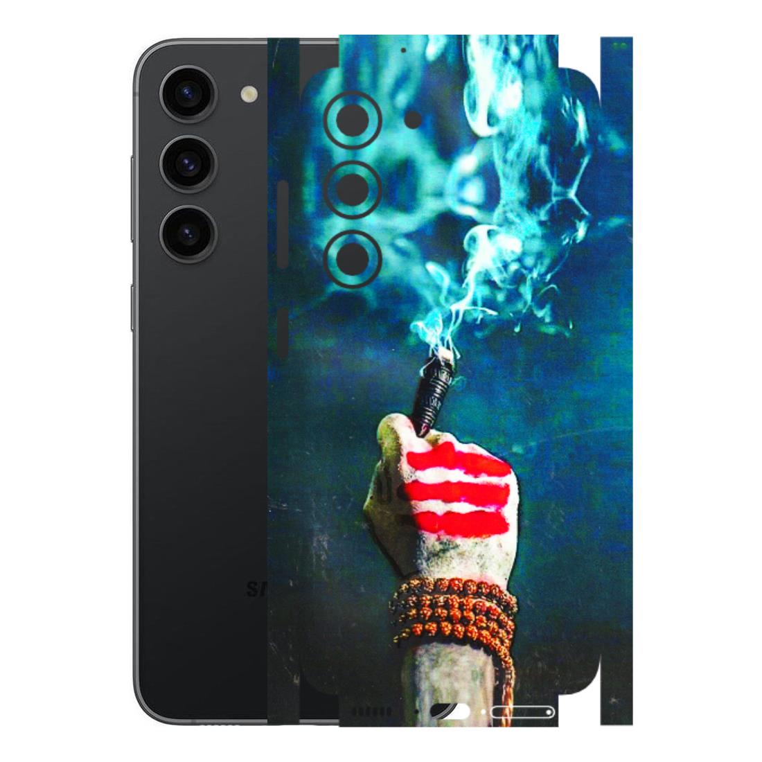 Samsung A/S Series Phone Skins (All Models) - Mahadev Bhakt - 3D Embossed Finish (L-146) Samsung Galaxy S23 (5G)