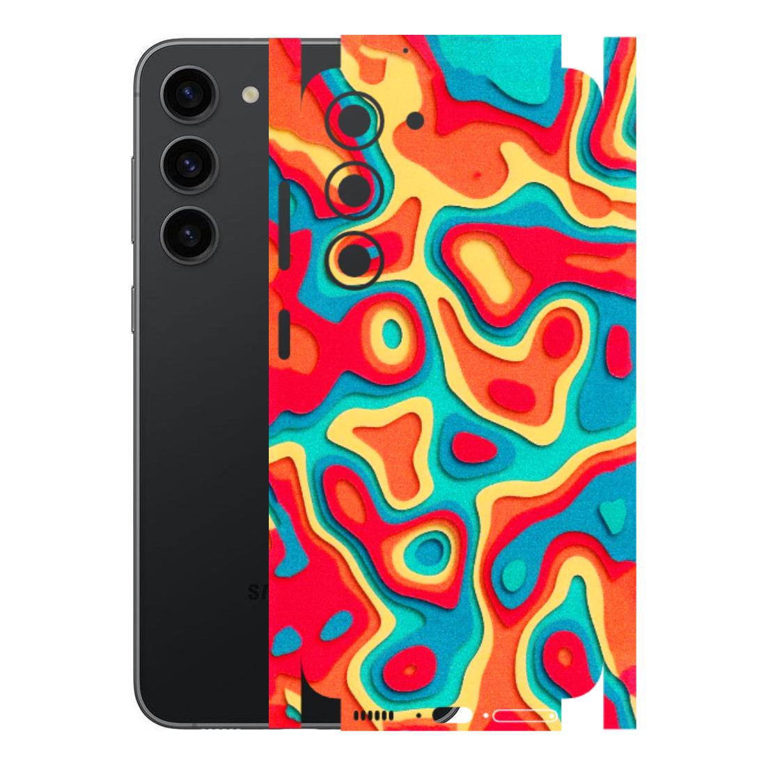 Samsung A/S Series Phone Skins (All Models) - Abstract Swirl - 3D Embossed Finish (L-150) Samsung Galaxy S23 (5G)