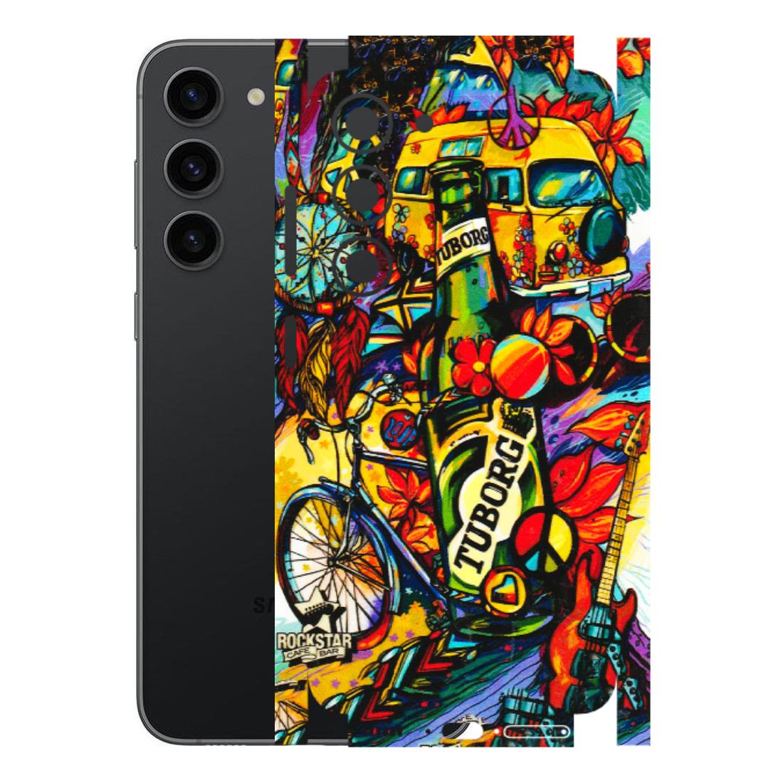 Samsung A/S Series Phone Skins (All Models) - Cool Beer Bottle - 3D Embossed Finish (L-193) Samsung Galaxy S23 (5G)