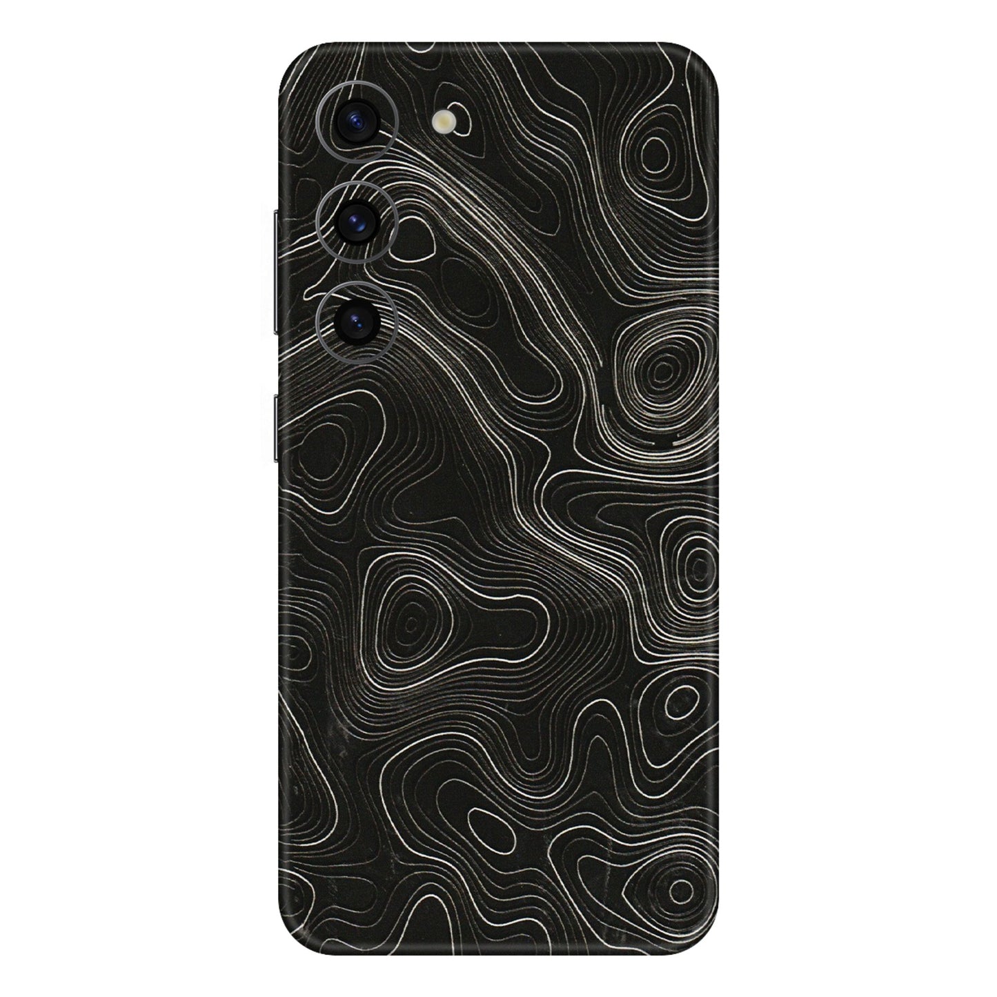 Samsung A/S Series Phone Skins (All Models) - Black Swirl - 3D Embossed Finish (L-196) Samsung Galaxy S23 (5G)