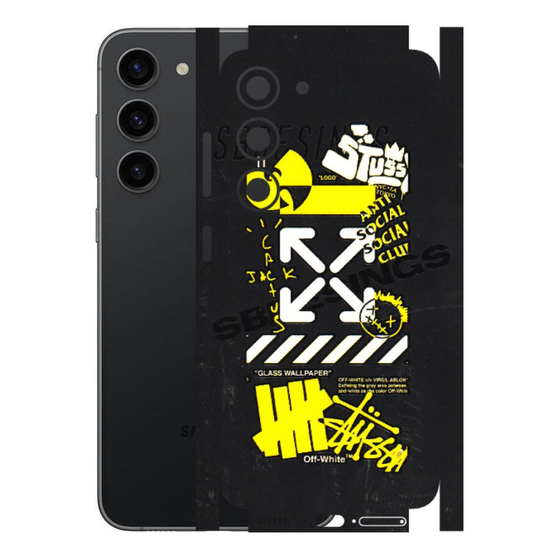 Samsung A/S Series Phone Skins (All Models) - Anti Social Graffiti - 3D Embossed Finish (L-198) Samsung Galaxy S23 (5G)