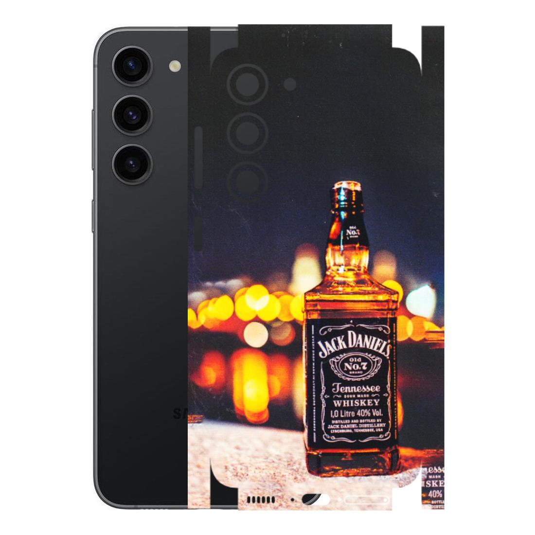 Samsung A/S Series Phone Skins (All Models) - JD Whiskey Bottle - 3D Embossed Finish (L-20) Samsung Galaxy S23 (5G)