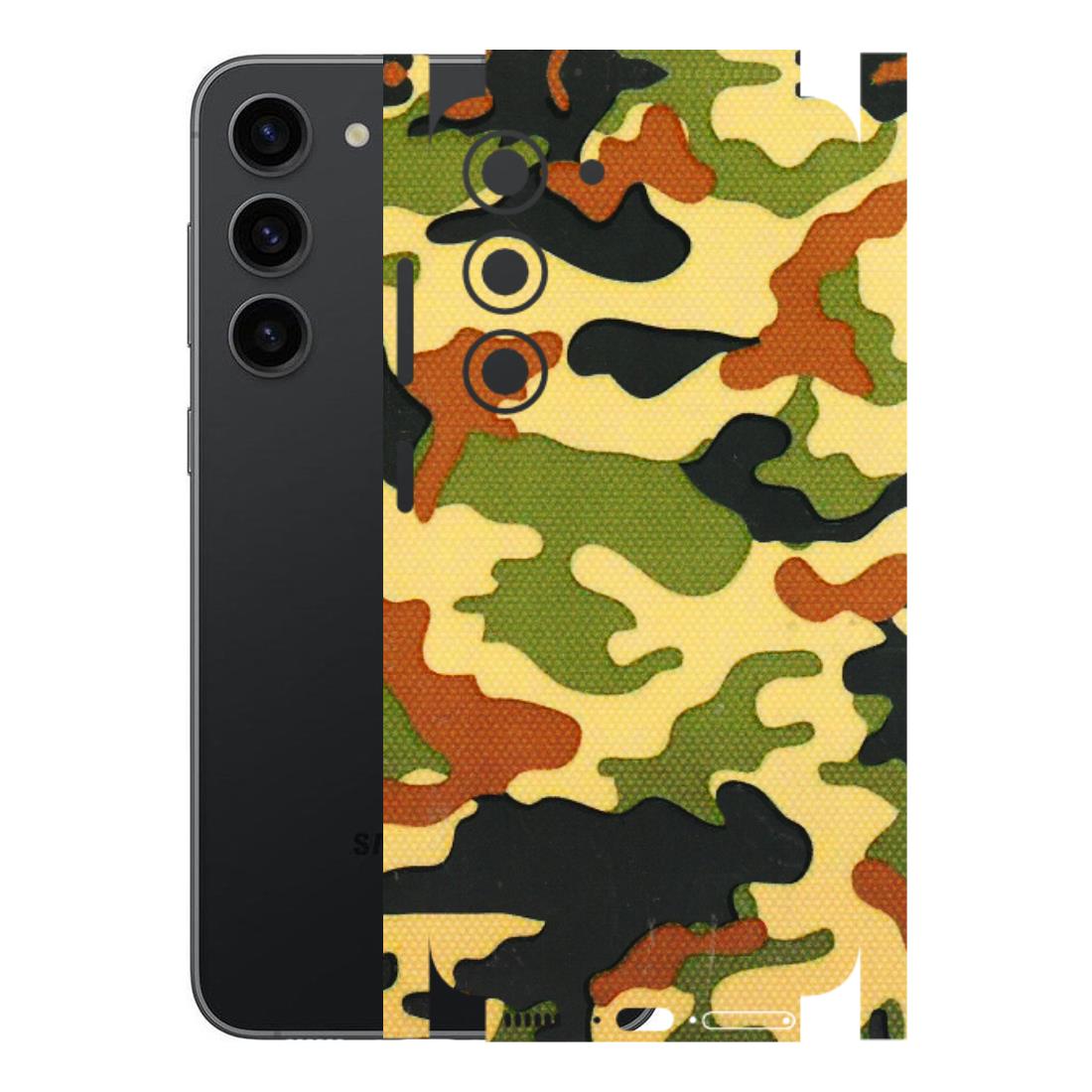Samsung A/S Series Phone Skins (All Models) - Indian Military - 3D Embossed Finish (L-234) Samsung Galaxy S23 (5G)