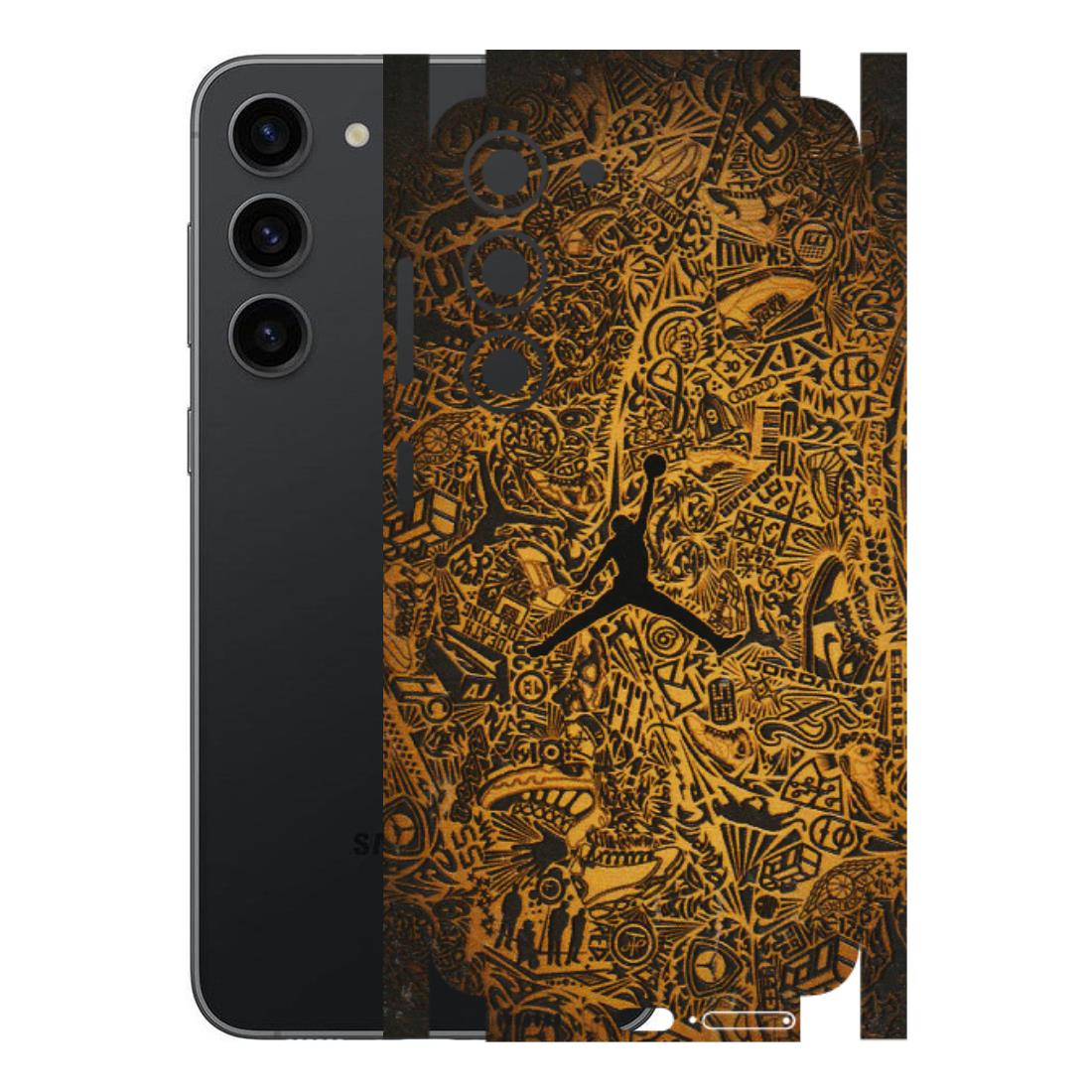 Samsung A/S Series Phone Skins (All Models) - Premium Gold Basketball Player - 3D Embossed Finish (L-236) Samsung Galaxy S23 (5G)