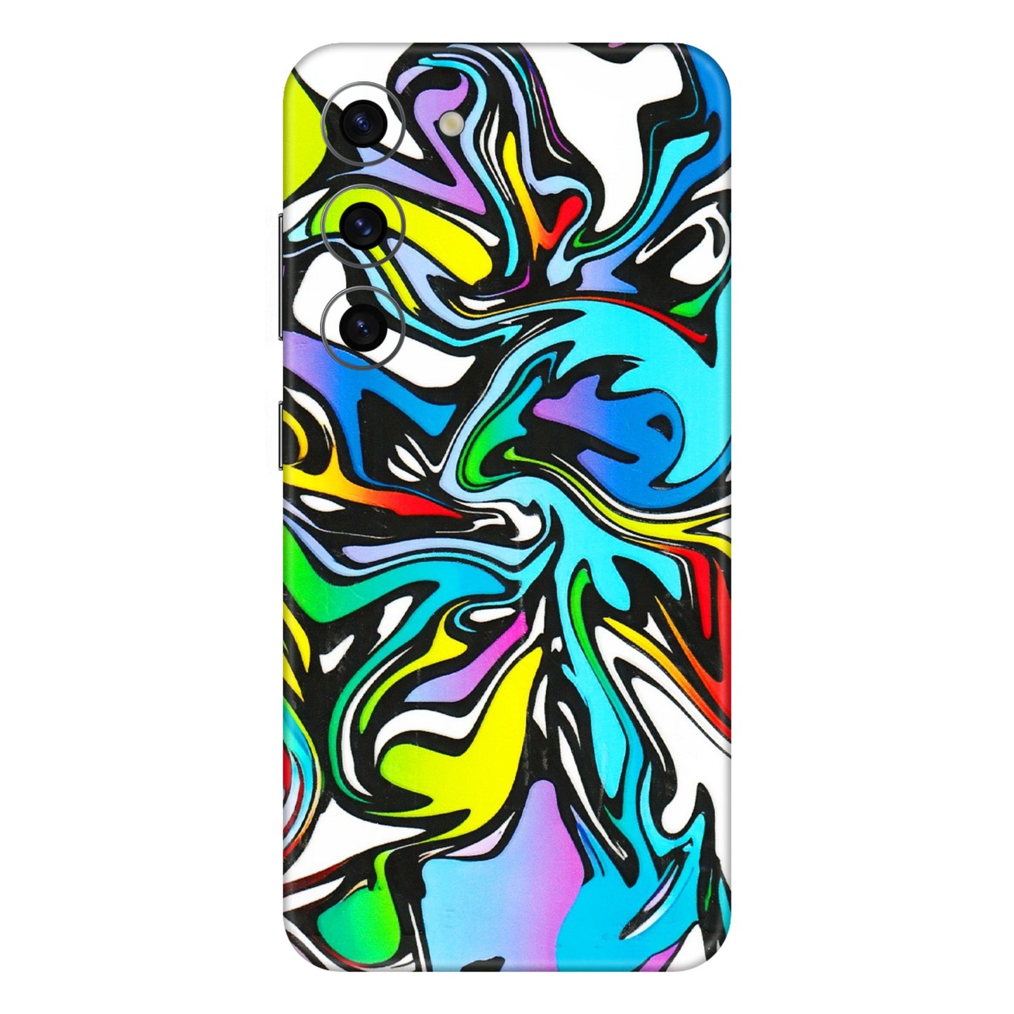 Samsung A/S Series Phone Skins (All Models) - Abstract Colour Paints - 3D Embossed Finish (L-271) Samsung Galaxy S23 (5G)